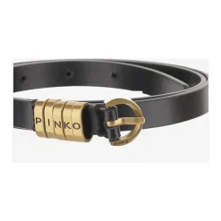 PINKO Bælter*1,2 cm bælte med logo bogstaver Sort