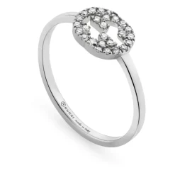 Gucci Smykker*18 kt guld og diamanter - Ring Hvid