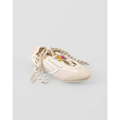 Puraai Snøresko*8.02 Lizard Sneaker Beige