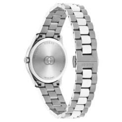 Gucci Ure*29 mm rustfrit stålkasse, blå skive, rustfrit stålarmbånd, kvarts bevægelse Grå