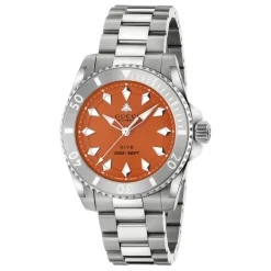 Gucci Ure*40 mm stålkasse, urskive med bi, stål bezel, stål armbånd Orange