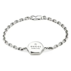Gucci Smykker*925 sterlingsølv armbånd med varemærke charm Grå