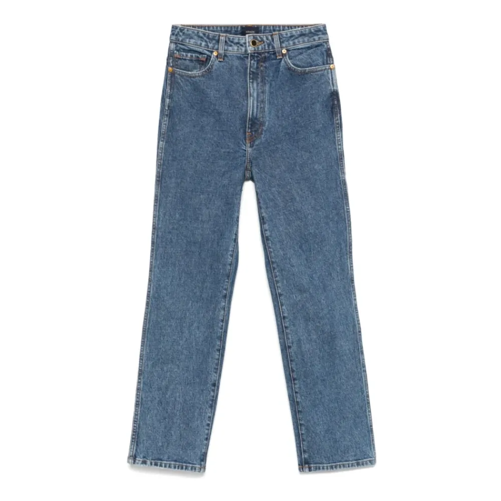 Khaite Jeans*Abigail Straight Jeans Blå