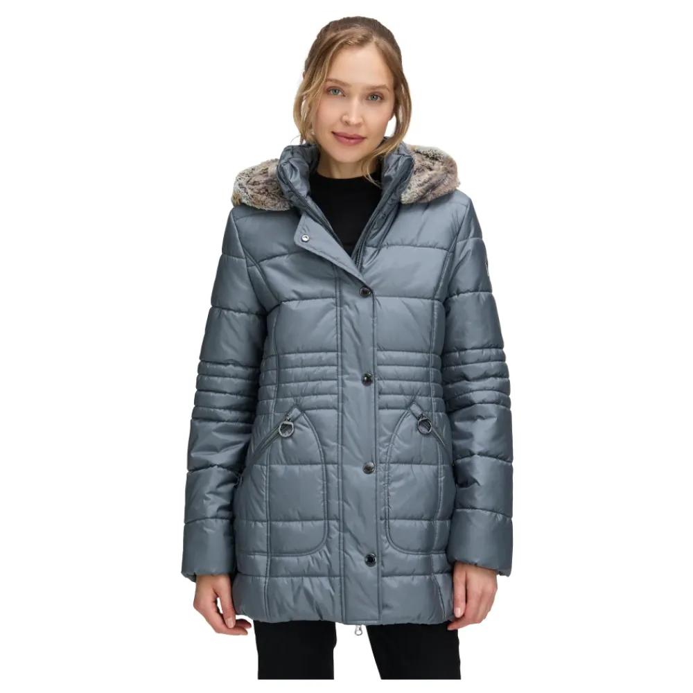 Betty Barclay Jakker*Aftagelig hætte udendørs jakke Blå