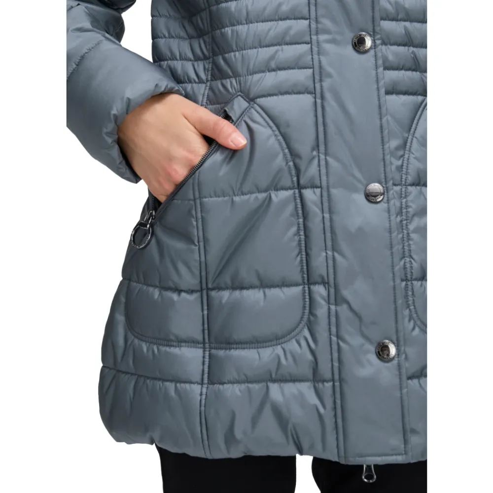 Betty Barclay Jakker*Aftagelig hætte udendørs jakke Blå