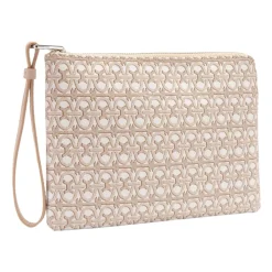 Coccinelle Clutch*Alias Coated Monogram Beige
