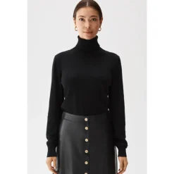 Busnel Striktrøjer & Sweatere*Alice Rollerneck Sweater Sort