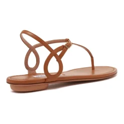 Aquazzura Sandaler*Almost Bare Sandal Flat Brun
