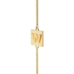 CELINE Smykker*Alphabet W Bracelet Gul
