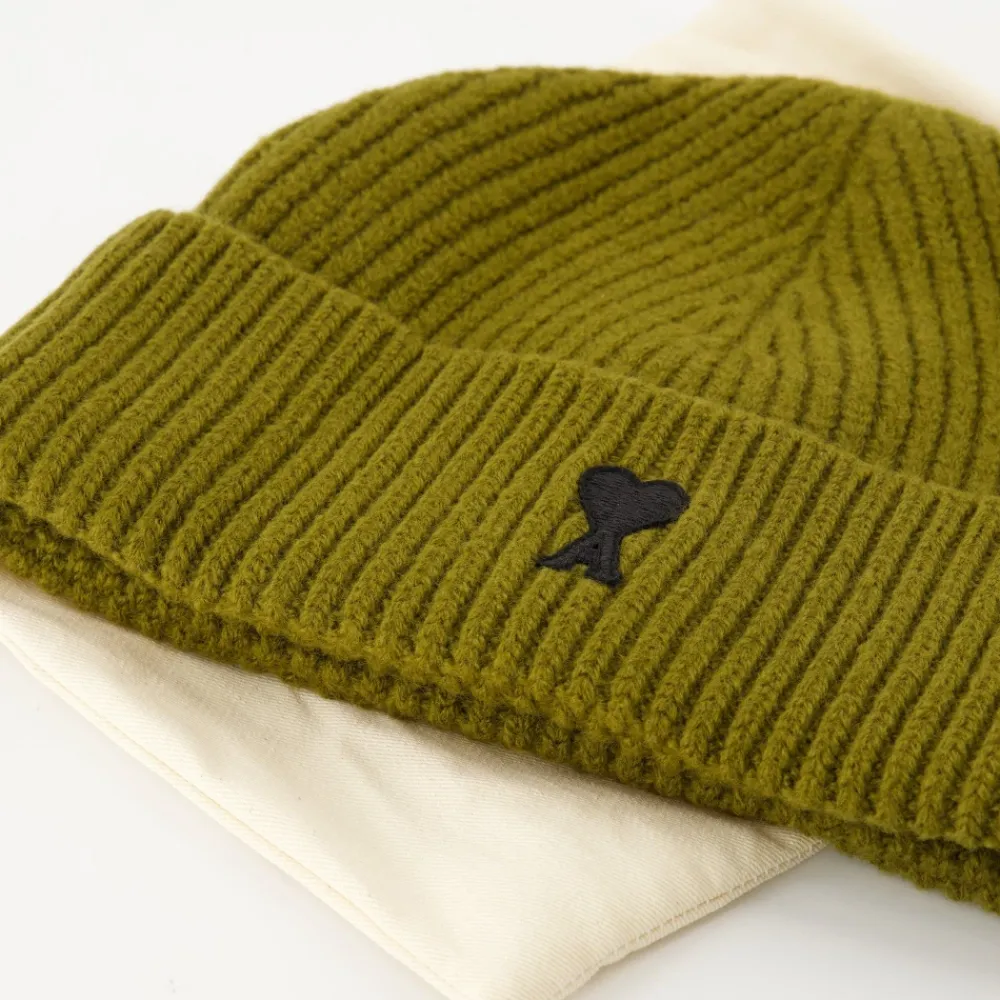 Ami Paris Huer & Kasketter*Ami de Coeur Beanie Grøn