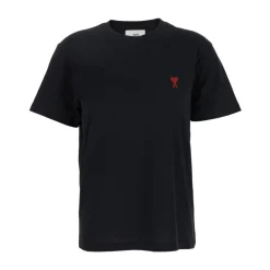 Ami Paris T-Shirts*Ami De Coeur T-shirt Sort
