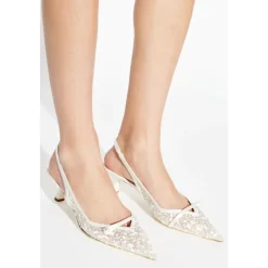 Jimmy Choo Pumps|Stiletter*Amita 45 Hælesko Hvid