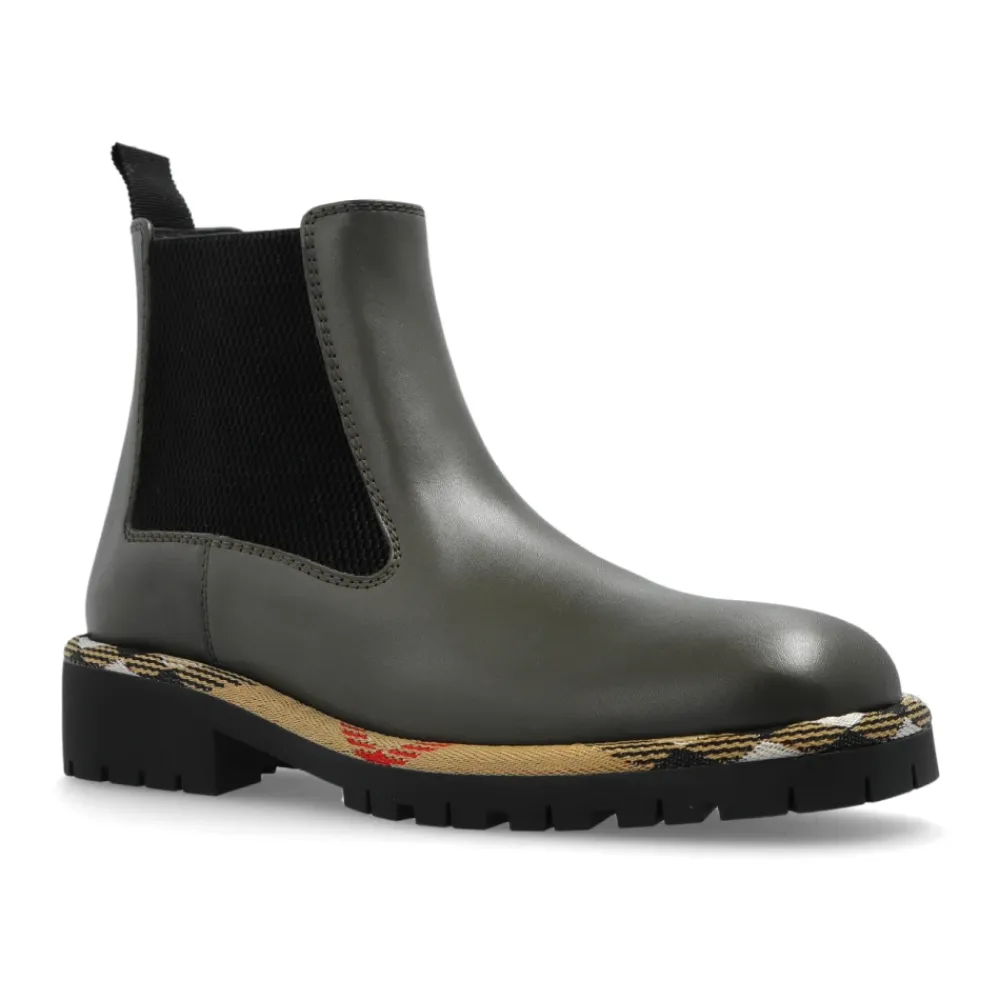 Burberry Chelsea Boots*Ankelstøvler Grøn