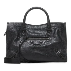 Balenciaga Håndtasker*Arena lambskin lædertaske med messing hardware Sort