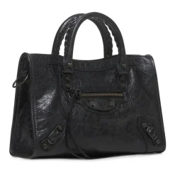 Balenciaga Håndtasker*Arena lambskin lædertaske med messing hardware Sort