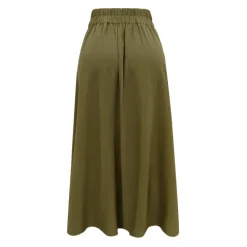 Liberté Nederdele*Army Lang Nederdel Grøn