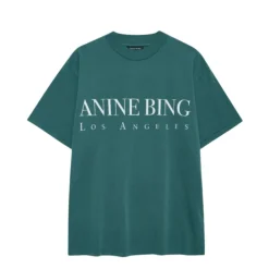 Anine Bing T-Shirts*Ashton Oversized Tee Grøn