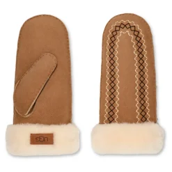 UGG Handsker*Atherson Broderet Brun