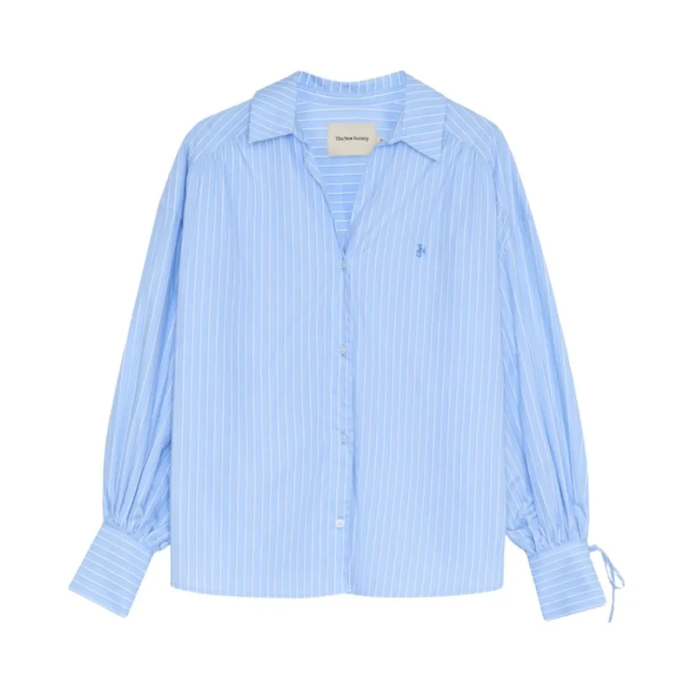 The New Society Bluser & Skjorter*Aura Shirt Blå