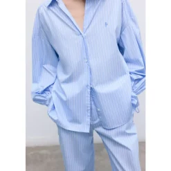 The New Society Bluser & Skjorter*Aura Shirt Blå