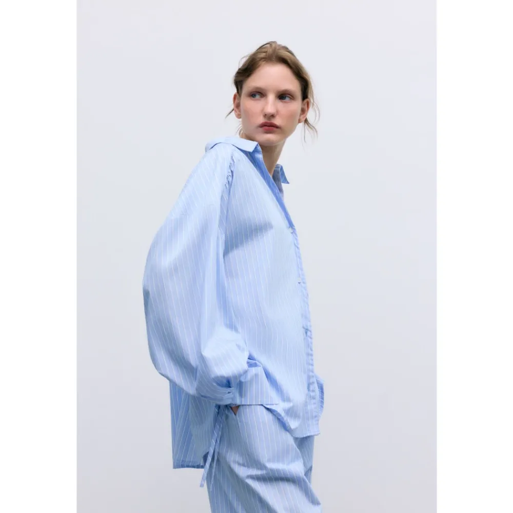 The New Society Bluser & Skjorter*Aura Shirt Blå