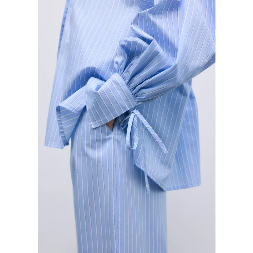 The New Society Bluser & Skjorter*Aura Shirt Blå