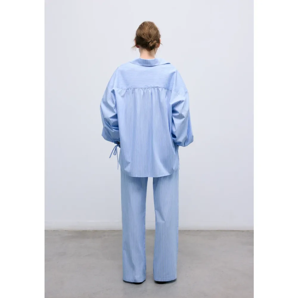 The New Society Bluser & Skjorter*Aura Shirt Blå