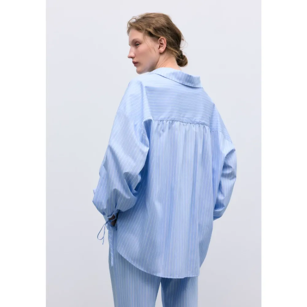 The New Society Bluser & Skjorter*Aura Shirt Blå