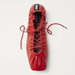 ALOHAS Ballerina Sko*Aureline e Læder Ballerinaer Rød