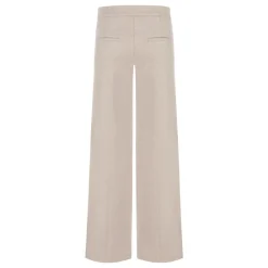 Cambio Bukser*Ava Utility Wide Trousers Beige