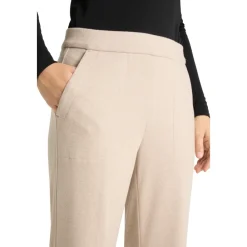 Cambio Bukser*Ava Utility Wide Trousers Beige