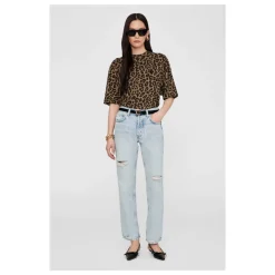 Anine Bing T-Shirts*Avi Tee Multifarvet