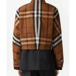 Burberry Jakker*Ayton Check Zip-Up Jakke Brun