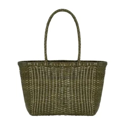 Dragon Diffusion Indkøbstasker*B Weave Small Basket Bag Grøn