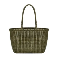 Dragon Diffusion Indkøbstasker*B Weave Small Basket Bag Grøn