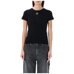 Marine Serre T-Shirts*Baby Fit Moon Logo Tee Sort