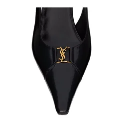 Saint Laurent Pumps|Stiletter*Babylone Breteuil Slingback Pumps Sort