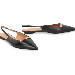 Tod's Ballerina Sko*Ballerinaer med spids tå og slingback Sort
