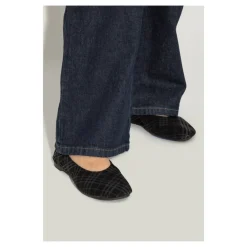 Burberry Ballerina Sko*Ballerinaflats med et ternet mønster Sort