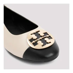Tory Burch Ballerina Sko*Ballerinasko med pyntet tå Beige
