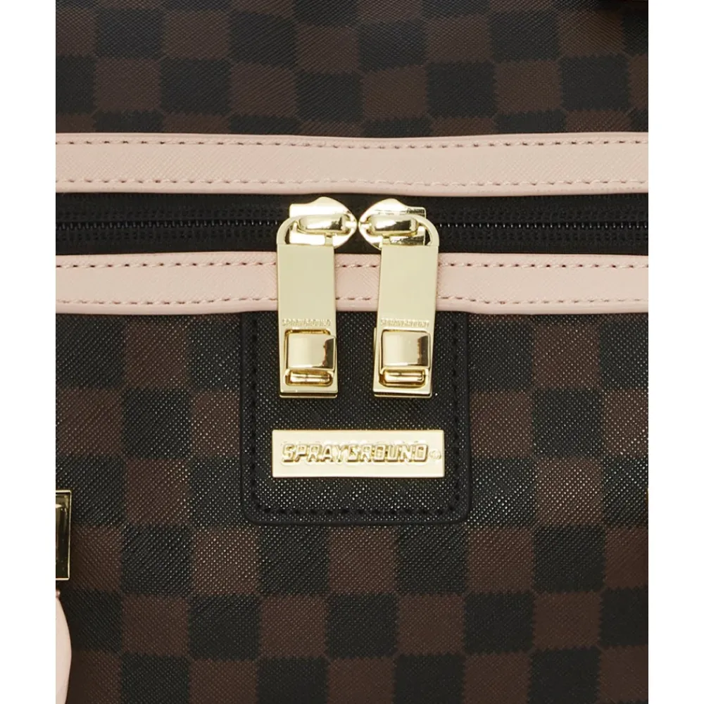SPRAYGROUND Rejsetasker*Bandolero Nouveau Duffle Taske Check Brun
