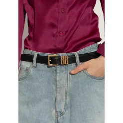 Balenciaga Bælter*BB Thin 25 Belt Sort