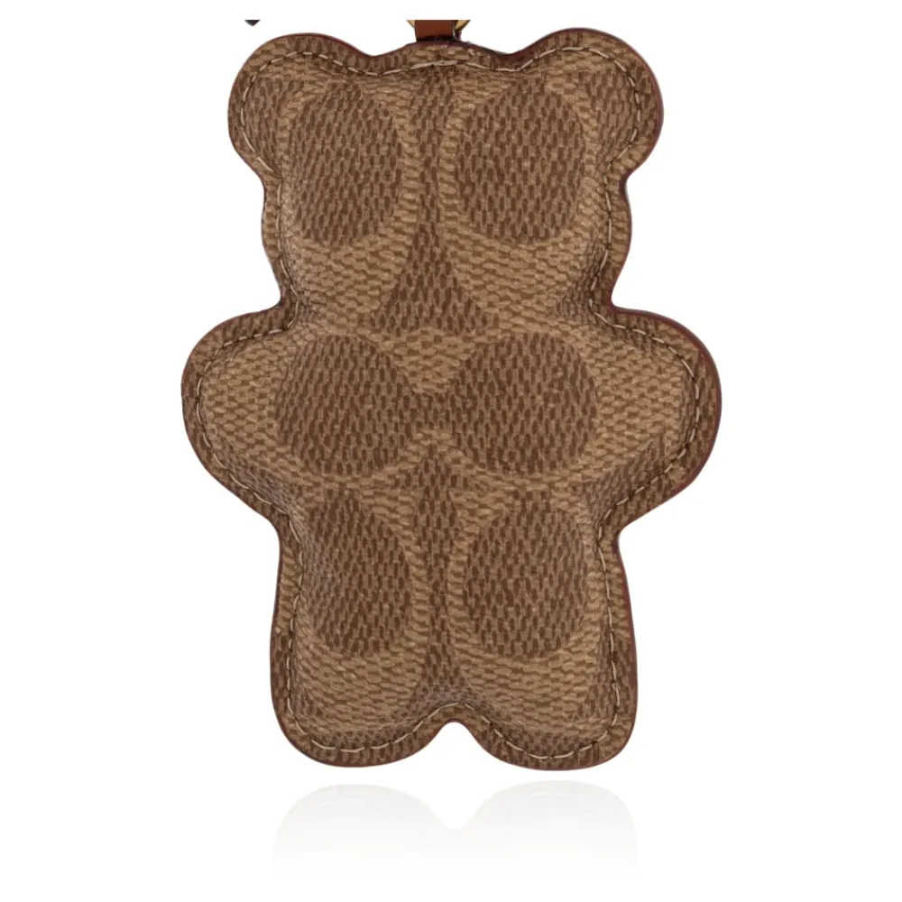 Coach Tilbehør Til Tasker*Bear Puffy Taskevedhæng Brun