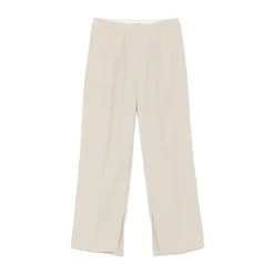 Birgitte Herskind Bukser*Bukser med Lommer og Knapper Beige