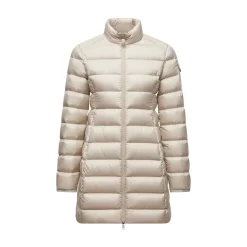 Moncler Jakker*Mellemlang Dunjakke Beige