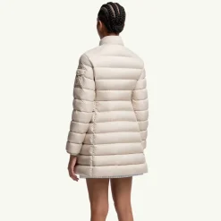 Moncler Jakker*Mellemlang Dunjakke Beige