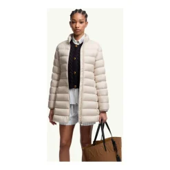 Moncler Jakker*Mellemlang Dunjakke Beige