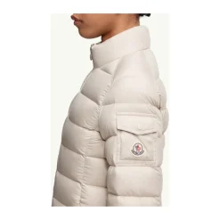 Moncler Jakker*Mellemlang Dunjakke Beige