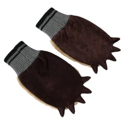 Dolce & Gabbana Handsker*Strikkede Pels Håndledshandsker Beige