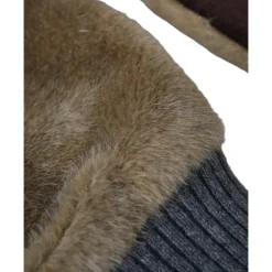 Dolce & Gabbana Handsker*Strikkede Pels Håndledshandsker Beige